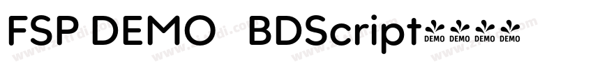 FSP DEMO   BDScript字体转换